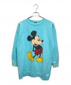 DISNEYディズニー）の古着「プリントスウェット」｜スカイブルー