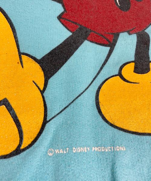 DISNEY（ディズニー）DISNEY (ディズニー) プリントスウェット スカイブルー サイズ:Mの古着・服飾アイテム