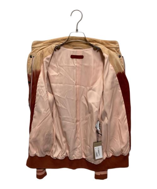 BOTTEGA VENETA（ボッテガベネタ）BOTTEGA VENETA (ボッテガベネタ) グラデーションスエードジャケット オレンジ サイズ:40の古着・服飾アイテム