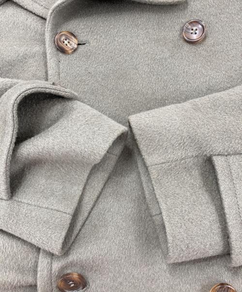 GUCCI（グッチ）GUCCI (グッチ) ライナー付きキャメルダブルコート グリーン サイズ:44の古着・服飾アイテム