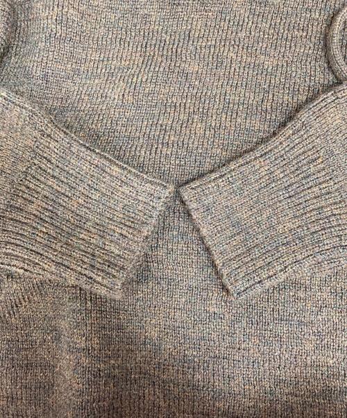 BURBERRY（バーバリー）BURBERRY (バーバリー) ローズモチーフウールニットワンピース グリーン サイズ:S 未使用品の古着・服飾アイテム