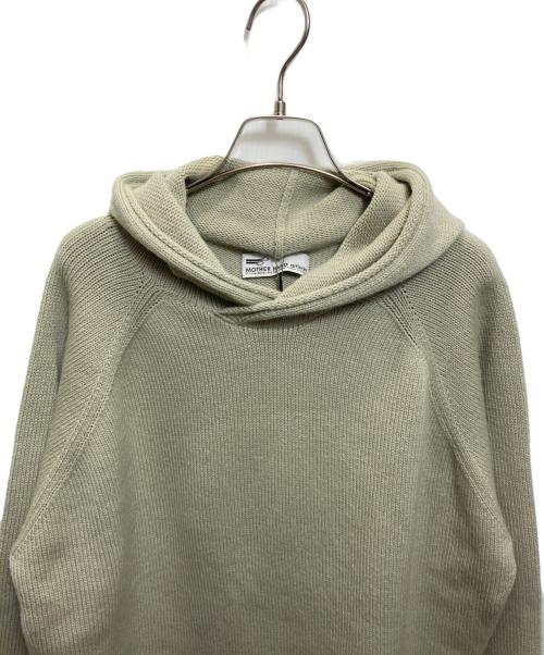 MOTHER HAND ARTISAN（マザーハンドアルチザン）MOTHER HAND ARTISAN (マザーハンドアルチザン) OSTENDE ニットフーディ 黄緑 サイズ:5の古着・服飾アイテム