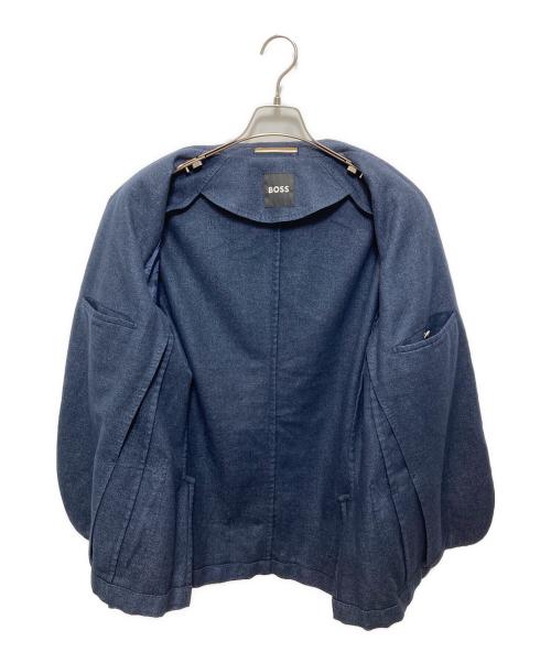 BOSS（ボス）BOSS (ボス) テーラードジャケット ネイビー サイズ:52の古着・服飾アイテム