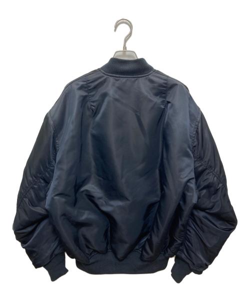 COLUMN（コラム）COLUMN (コラム) Nylon Twill Flight Jacket ブラック サイズ:Mの古着・服飾アイテム