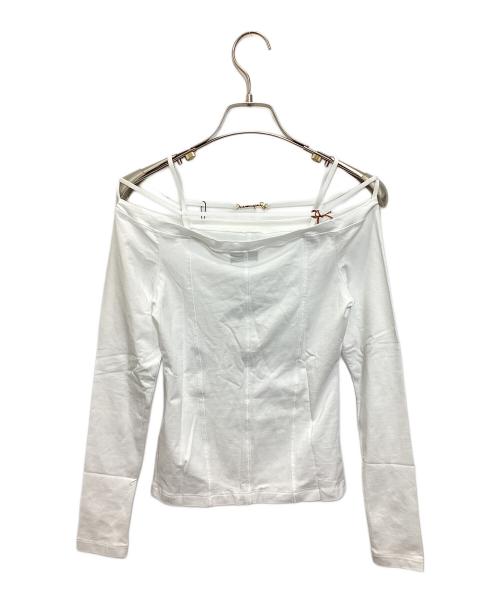 jacquemus（ジャックムス）jacquemus (ジャックムス) Le t-shirt Sierra ホワイト サイズ:XS 未使用品の古着・服飾アイテム