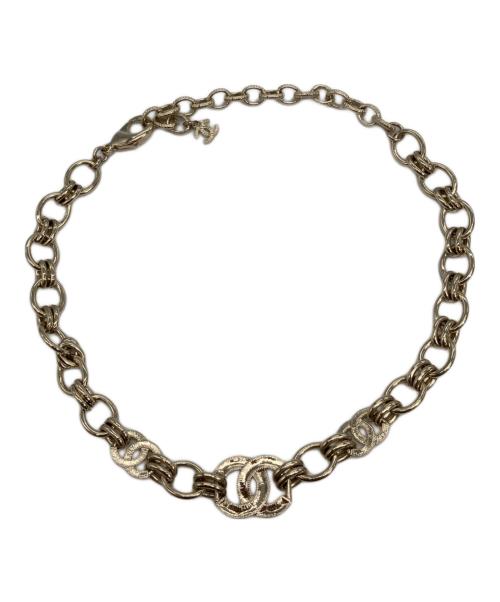 CHANEL（シャネル）CHANEL (シャネル) マルチカラークリスタルココマークチョーカー ゴールドの古着・服飾アイテム