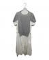 sacai（サカイ）の古着「Cotton Knit Dress」｜ホワイト×グレー