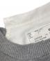 中古・古着 sacai (サカイ) Cotton Knit Dress ホワイト×グレー サイズ:2：13000円