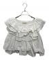 Curensology（カレンソロジー）の古着「ポプリンラッフルブラウス」｜ホワイト
