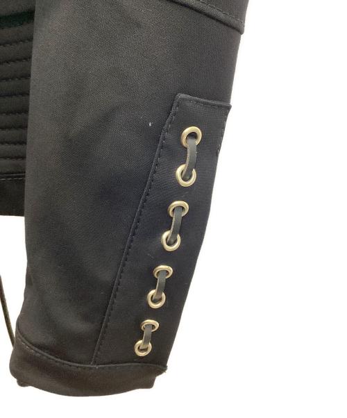 DSQUARED2（ディースクエアード）DSQUARED2 (ディースクエアード) レースアップボンテージジャケット ブラック サイズ:42の古着・服飾アイテム