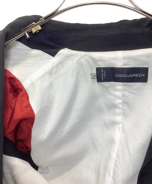 DSQUARED2（ディースクエアード）DSQUARED2 (ディースクエアード) レースアップボンテージジャケット ブラック サイズ:42の古着・服飾アイテム