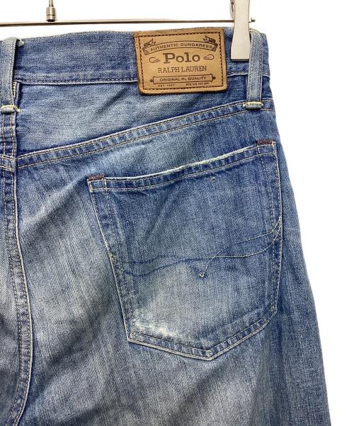 POLO RALPH LAUREN（ポロ・ラルフローレン）POLO RALPH LAUREN (ポロ・ラルフローレン) デニムパンツ インディゴ サイズ:34/32の古着・服飾アイテム