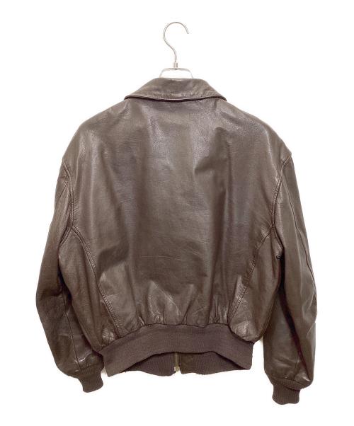 cooper（クーパー）COOPER (クーパー) A2フライトジャケット ブラウン サイズ:44Rの古着・服飾アイテム