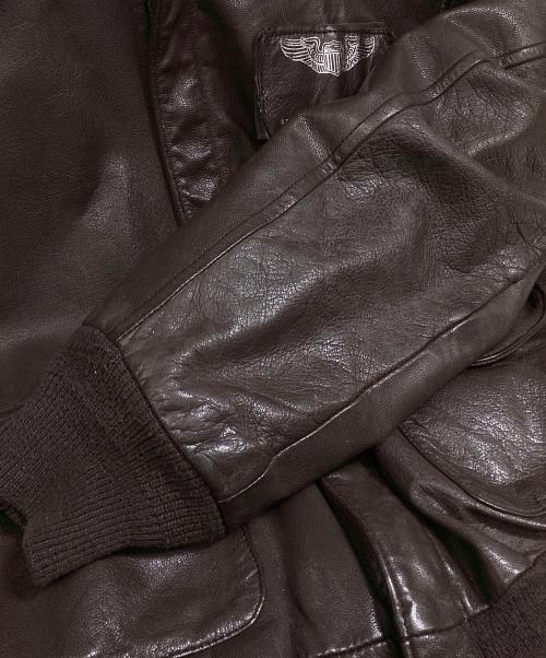 cooper（クーパー）COOPER (クーパー) A2フライトジャケット ブラウン サイズ:44Rの古着・服飾アイテム