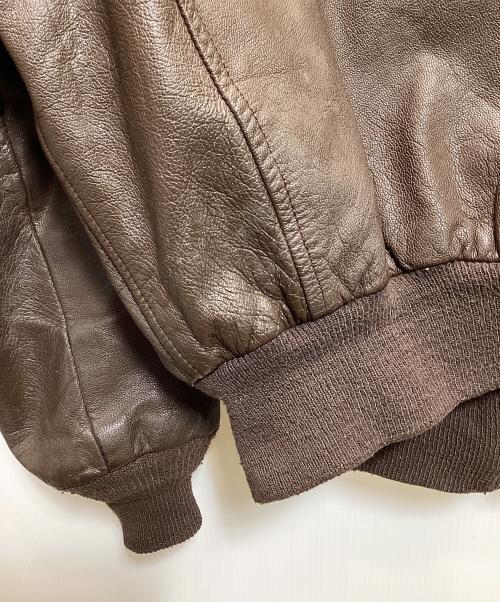 cooper（クーパー）COOPER (クーパー) A2フライトジャケット ブラウン サイズ:44Rの古着・服飾アイテム