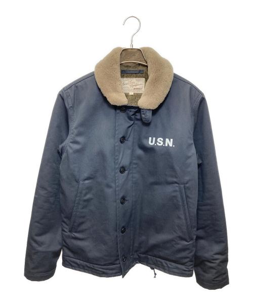 AVIREX（アヴィレックス）AVIREX (アヴィレックス) N-1デッキジャケット ネイビー サイズ:Lの古着・服飾アイテム