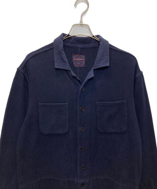 Chez VIDALENC（シェ ヴィダレン）Chez VIDALENC (シェ ヴィダレン) フリースオールインワン ネイビー サイズ:Freeの古着・服飾アイテム