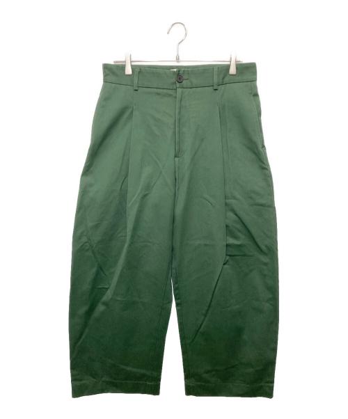 STUDIO NICHOLSON（スタジオ ニコルソン）STUDIO NICHOLSON (スタジオ ニコルソン) BRIDGES PANT グリーン サイズ:Sの古着・服飾アイテム