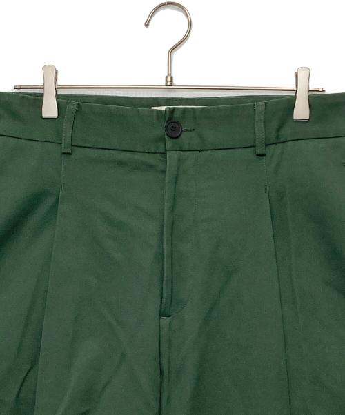 STUDIO NICHOLSON（スタジオ ニコルソン）STUDIO NICHOLSON (スタジオ ニコルソン) BRIDGES PANT グリーン サイズ:Sの古着・服飾アイテム