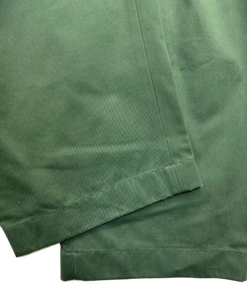 STUDIO NICHOLSON（スタジオ ニコルソン）STUDIO NICHOLSON (スタジオ ニコルソン) BRIDGES PANT グリーン サイズ:Sの古着・服飾アイテム