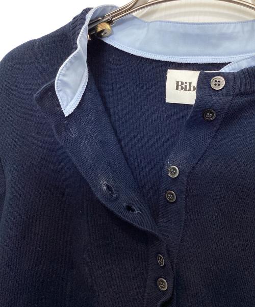 Bibiy.（ビビィ）Bibiy. (ビビィ) レイヤードニット ネイビー サイズ:Fの古着・服飾アイテム