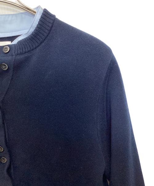 Bibiy.（ビビィ）Bibiy. (ビビィ) レイヤードニット ネイビー サイズ:Fの古着・服飾アイテム