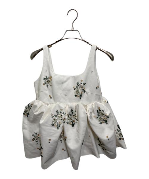 Bibiy.（ビビィ）Bibiy. (ビビィ) BIANCA GARDEN TOP ホワイト サイズ:Fの古着・服飾アイテム