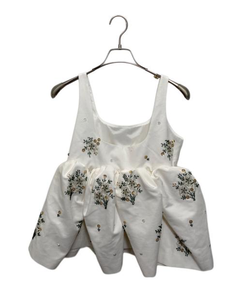 Bibiy.（ビビィ）Bibiy. (ビビィ) BIANCA GARDEN TOP ホワイト サイズ:Fの古着・服飾アイテム
