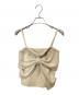 中古・古着 Her lip to (ハーリップトゥ) Lydie Ribbon-Tie Knit Ensemble ベージュ サイズ:M：12000円
