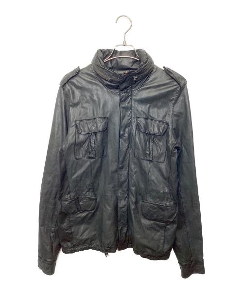 sisii（シシ）sisii (シシ) レザージャケット ブラック サイズ:Mの古着・服飾アイテム