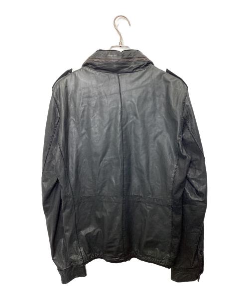 sisii（シシ）sisii (シシ) レザージャケット ブラック サイズ:Mの古着・服飾アイテム
