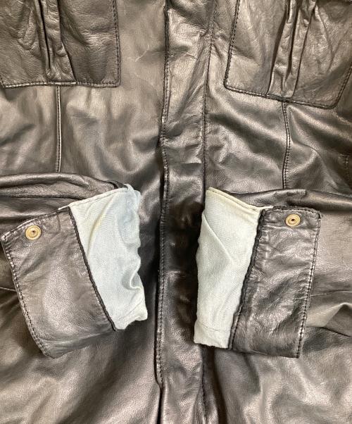 sisii（シシ）sisii (シシ) レザージャケット ブラック サイズ:Mの古着・服飾アイテム
