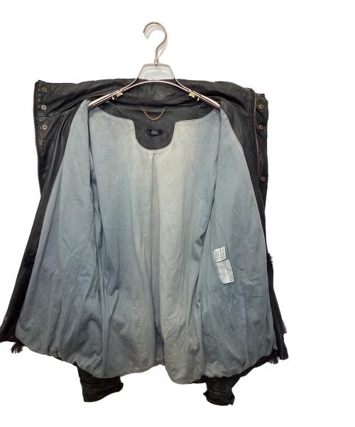 sisii（シシ）sisii (シシ) レザージャケット ブラック サイズ:Mの古着・服飾アイテム