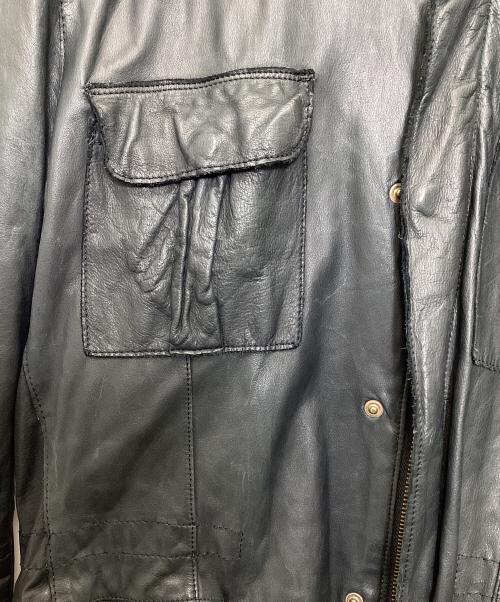sisii（シシ）sisii (シシ) レザージャケット ブラック サイズ:Mの古着・服飾アイテム