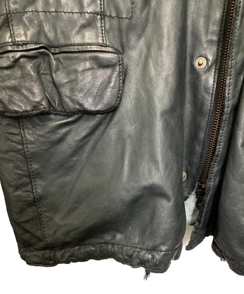 sisii（シシ）sisii (シシ) レザージャケット ブラック サイズ:Mの古着・服飾アイテム