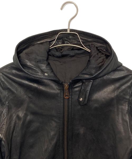 sixe（シックス）sixe (シックス) レザージャケット ブラウン サイズ:48の古着・服飾アイテム
