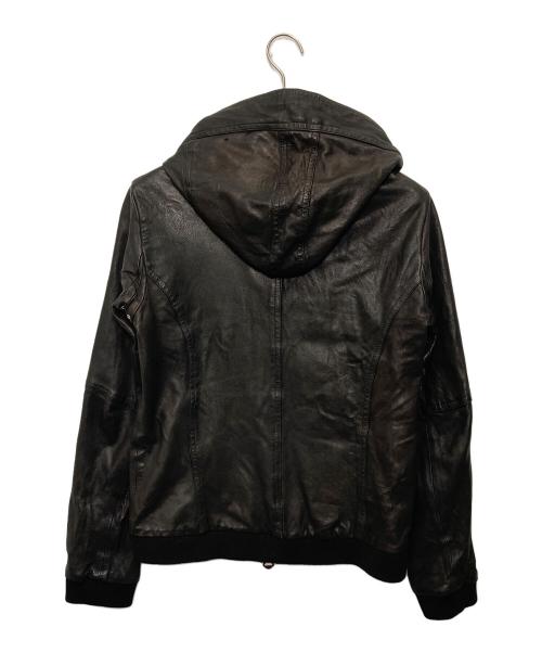 sixe（シックス）sixe (シックス) レザージャケット ブラウン サイズ:48の古着・服飾アイテム