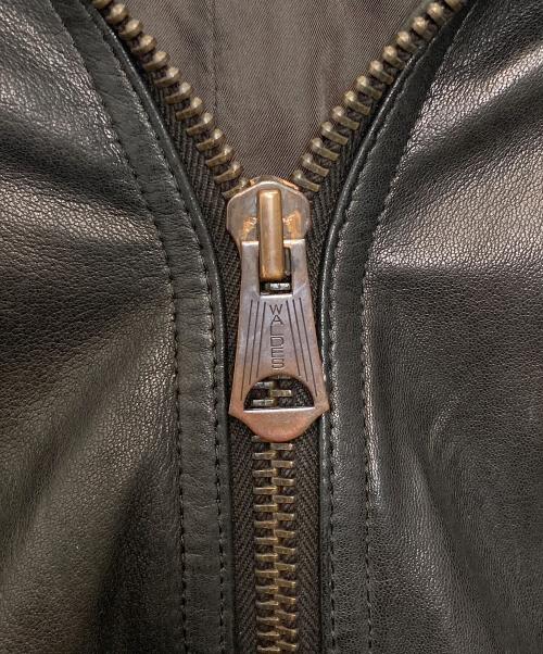 sixe（シックス）sixe (シックス) レザージャケット ブラウン サイズ:48の古着・服飾アイテム