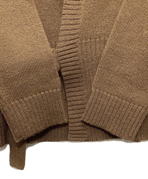 DRIES VAN NOTEN（ドリスヴァンノッテン）DRIES VAN NOTEN (ドリスヴァンノッテン) カシュクールカーディガン ブラウン サイズ:Mの古着・服飾アイテム