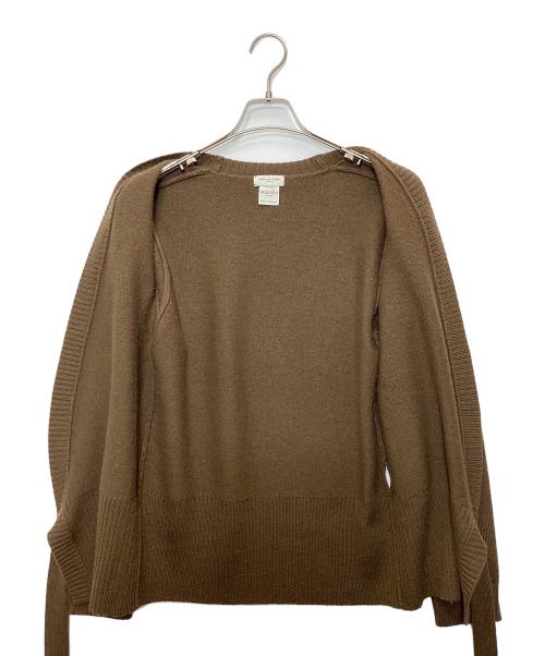 DRIES VAN NOTEN（ドリスヴァンノッテン）DRIES VAN NOTEN (ドリスヴァンノッテン) カシュクールカーディガン ブラウン サイズ:Mの古着・服飾アイテム