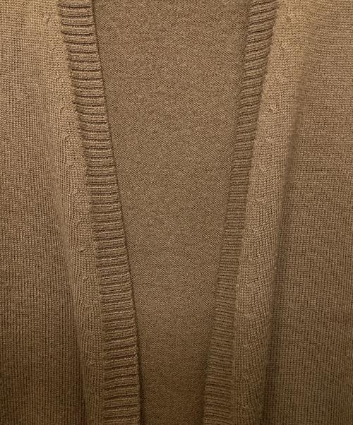 DRIES VAN NOTEN（ドリスヴァンノッテン）DRIES VAN NOTEN (ドリスヴァンノッテン) カシュクールカーディガン ブラウン サイズ:Mの古着・服飾アイテム