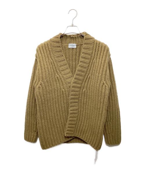 Salvatore Ferragamo（サルヴァトーレ フェラガモ）Salvatore Ferragamo (サルヴァトーレ フェラガモ) ケーブルカーディガン ベージュ サイズ:Sの古着・服飾アイテム