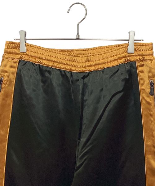 BOTTEGA VENETA（ボッテガベネタ）BOTTEGA VENETA (ボッテガベネタ) ジョガーパンツ グリーン×イエロー サイズ:48の古着・服飾アイテム