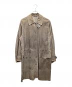 BOTTEGA VENETAボッテガベネタ）の古着「ラムレザーコート」｜ブラウン