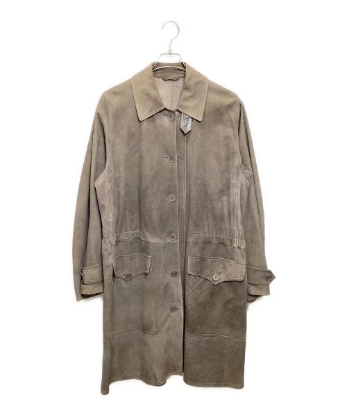 BOTTEGA VENETA（ボッテガベネタ）BOTTEGA VENETA (ボッテガベネタ) ラムレザーコート ブラウン サイズ:44の古着・服飾アイテム