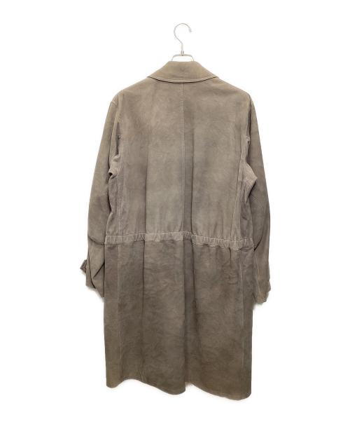 BOTTEGA VENETA（ボッテガベネタ）BOTTEGA VENETA (ボッテガベネタ) ラムレザーコート ブラウン サイズ:44の古着・服飾アイテム