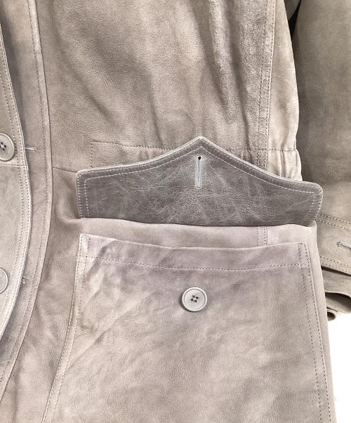 BOTTEGA VENETA（ボッテガベネタ）BOTTEGA VENETA (ボッテガベネタ) ラムレザーコート ブラウン サイズ:44の古着・服飾アイテム