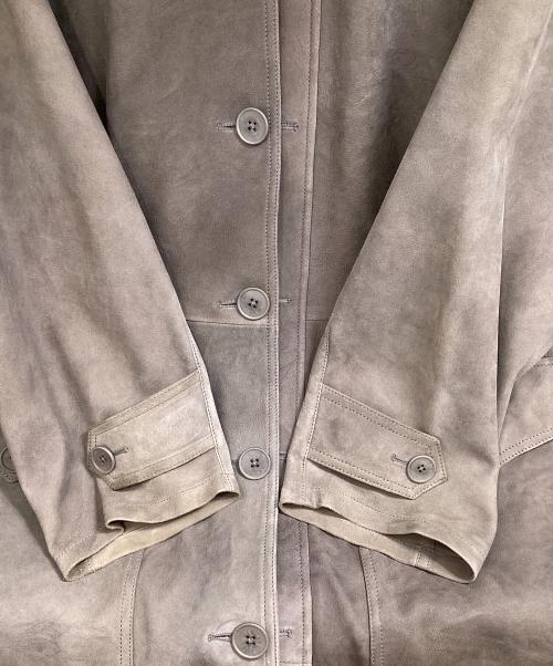 BOTTEGA VENETA（ボッテガベネタ）BOTTEGA VENETA (ボッテガベネタ) ラムレザーコート ブラウン サイズ:44の古着・服飾アイテム