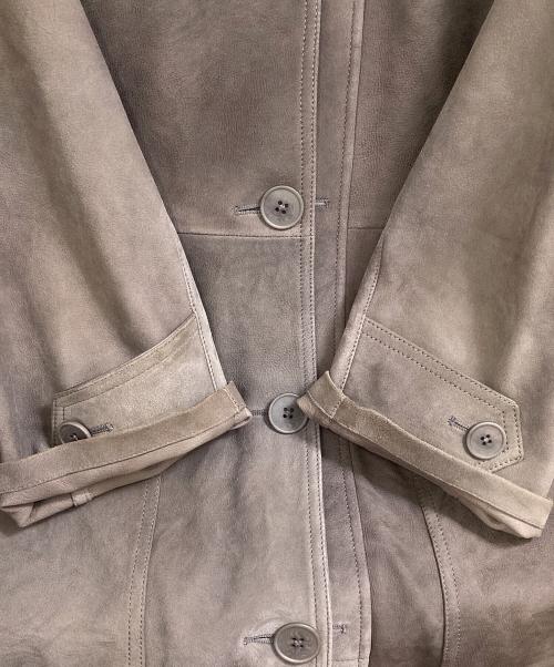 BOTTEGA VENETA（ボッテガベネタ）BOTTEGA VENETA (ボッテガベネタ) ラムレザーコート ブラウン サイズ:44の古着・服飾アイテム