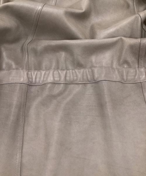 BOTTEGA VENETA（ボッテガベネタ）BOTTEGA VENETA (ボッテガベネタ) ラムレザーコート ブラウン サイズ:44の古着・服飾アイテム